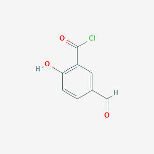 B150968 5-Formyl-2-hydroxybenzoyl chloride CAS No. 138851-41-9