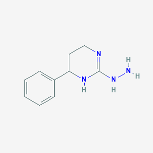 (6-Phenyl-1,4,5,6-tetrahydropyrimidin-2-yl)hydrazine