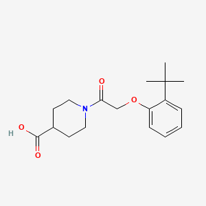 1-[2-(2-tert-butylphenoxy)acetyl]piperidine-4-carboxylic Acid