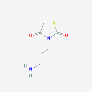 3-(3-Aminopropyl)-1,3-thiazolidine-2,4-dione