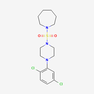 1-{[4-(2,5-Dichlorophenyl)piperazin-1-yl]sulfonyl}azepane