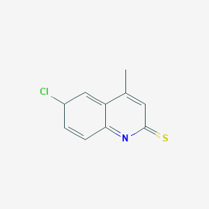 6-chloro-4-methyl-6H-quinoline-2-thione