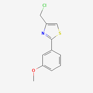 4-(Chloromethyl)-2-(3-methoxyphenyl)-1,3-thiazole