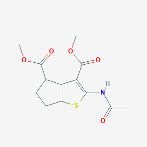 dimethyl 2-(acetylamino)-5,6-dihydro-4H-cyclopenta[b]thiophene-3,4-dicarboxylate