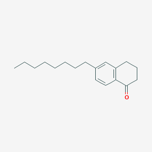6-Octyl-3,4-dihydronaphthalen-1(2H)-one