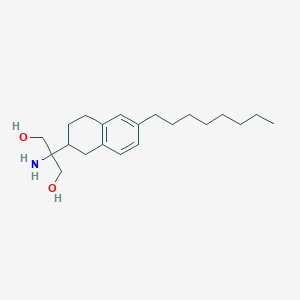 B1509700 2-Amino-2-(6-octyl-1,2,3,4-tetrahydronaphthalen-2-yl)propane-1,3-diol CAS No. 945632-52-0