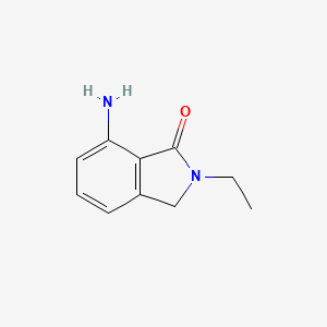 molecular formula C10H12N2O B1509704 7-Amino-2-ethyl-2,3-dihydro-1H-isoindol-1-one 