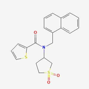 N-(1,1-dioxidotetrahydrothiophen-3-yl)-N-(naphthalen-1-ylmethyl)thiophene-2-carboxamide