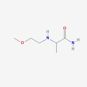 2-[(2-Methoxyethyl)amino]propanamide