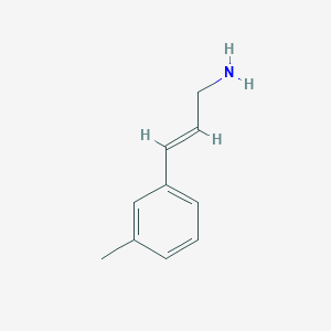 molecular formula C10H13N B15097137 2-Propen-1-amine, 3-(3-methylphenyl)- 