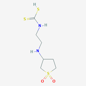 molecular formula C7H14N2O2S3 B15097147 C7H14N2O2S3 