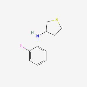 N-(2-iodophenyl)thiolan-3-amine