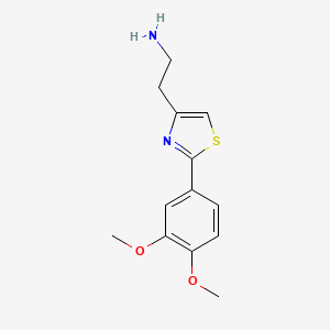 4-Thiazoleethanamine, 2-(3,4-dimethoxyphenyl)-