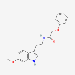 N-[2-(6-methoxy-1H-indol-3-yl)ethyl]-2-phenoxyacetamide