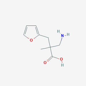 3-Amino-2-(furan-2-ylmethyl)-2-methylpropanoic acid