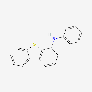 molecular formula C18H13NS B1509731 N-phenyl dibenzothiophen-4-amine 