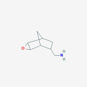 molecular formula C8H13NO B15097322 1-(3-Oxatricyclo[3.2.1.0~2,4~]octan-6-yl)methanamine CAS No. 220555-34-0