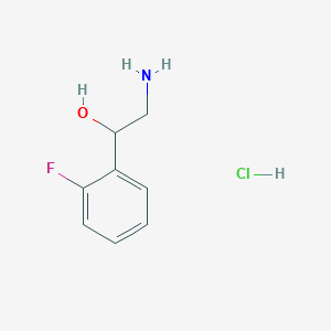 molecular formula C8H11ClFNO B1509736 2-Amino-1-(2-fluorophenyl)ethanol hydrochloride CAS No. 849928-38-7