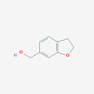molecular formula C9H10O2 B150974 (2,3-Dihydrobenzofuran-6-yl)methanol CAS No. 1083168-69-7