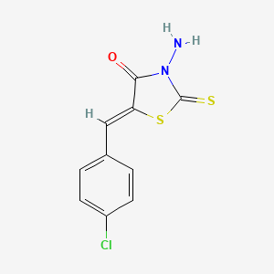 3-Amino-5-[1-(4-chloro-phenyl)-meth-(Z)-ylidene]-2-thioxo-thiazolidin-4-one