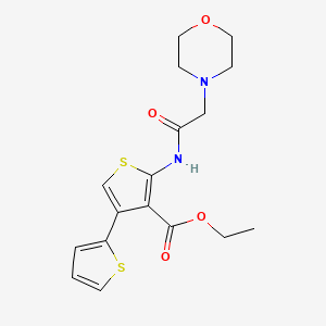 Ethyl 2-(2-morpholin-4-ylacetylamino)-4-(2-thienyl)thiophene-3-carboxylate