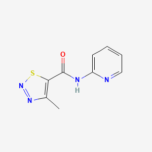 4-methyl-N-(pyridin-2-yl)-1,2,3-thiadiazole-5-carboxamide