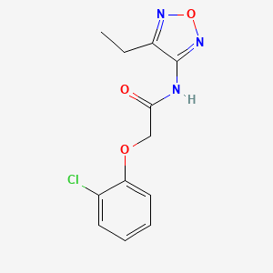 2-(2-chlorophenoxy)-N-(4-ethyl-1,2,5-oxadiazol-3-yl)acetamide