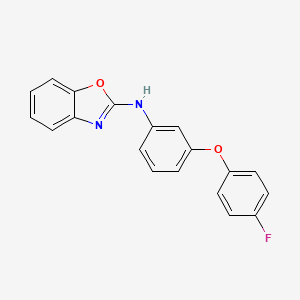 molecular formula C19H13FN2O2 B15097739 Benzoxazol-2-yl[3-(4-fluorophenoxy)phenyl]amine 