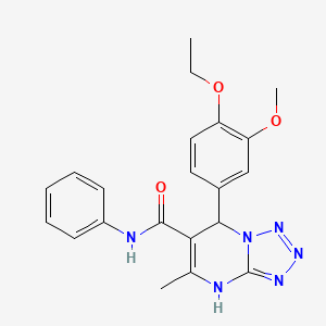 7-(4-ethoxy-3-methoxyphenyl)-5-methyl-N-phenyl-4,7-dihydrotetrazolo[1,5-a]pyrimidine-6-carboxamide