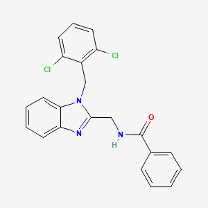 N-{[1-(2,6-dichlorobenzyl)-1H-benzimidazol-2-yl]methyl}benzamide