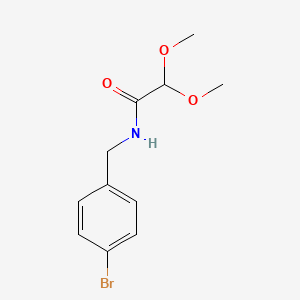 molecular formula C11H14BrNO3 B1509781 N-(4-Bromobenzyl)-2,2-dimethoxyacetamide CAS No. 1175271-98-3
