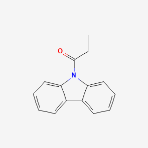 molecular formula C15H13NO B15097855 1-Carbazol-9-ylpropan-1-one CAS No. 59708-36-0