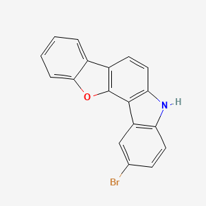 molecular formula C18H10BrNO B1509793 2-Bromo-5H-benzofuro[3,2-c]carbazole 