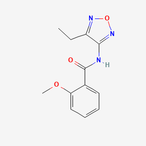 N-(4-ethyl-1,2,5-oxadiazol-3-yl)-2-methoxybenzamide