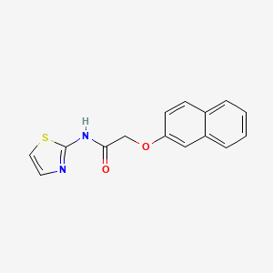 molecular formula C15H12N2O2S B15097991 2-naphthalen-2-yloxy-N-(1,3-thiazol-2-yl)acetamide CAS No. 349644-43-5