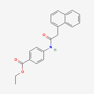 molecular formula C21H19NO3 B15098098 Ethyl 4-(2-naphthylacetylamino)benzoate 