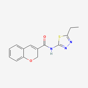 N-(5-ethyl-1,3,4-thiadiazol-2-yl)-2H-chromene-3-carboxamide