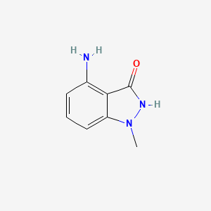 molecular formula C8H9N3O B1509824 4-Amino-1-methyl-1H-indazol-3-ol 