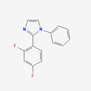 2-(2,4-Difluorophenyl)-1-phenyl-1h-imidazole