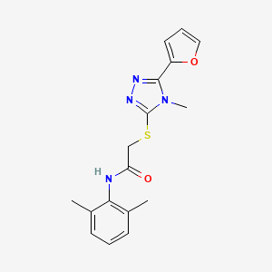 N-(2,6-dimethylphenyl)-2-{[5-(furan-2-yl)-4-methyl-4H-1,2,4-triazol-3-yl]sulfanyl}acetamide