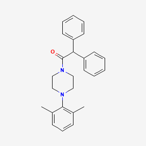 1-(4-(2,6-Dimethylphenyl)piperazin-1-yl)-2,2-diphenylethanone