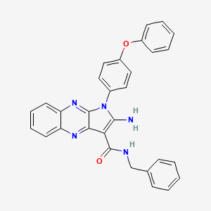 2-amino-N-benzyl-1-(4-phenoxyphenyl)-1H-pyrrolo[2,3-b]quinoxaline-3-carboxamide