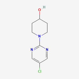 molecular formula C9H12ClN3O B1509843 1-(5-Chloropyrimidin-2-yl)piperidin-4-ol CAS No. 1108164-37-9