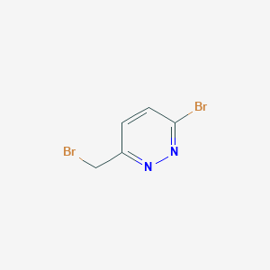 molecular formula C5H4Br2N2 B1509852 3-Bromo-6-(bromomethyl)pyridazine CAS No. 916248-39-0