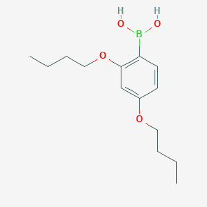 molecular formula C14H23BO4 B150986 (2,4-二丁氧基苯基)硼酸 CAS No. 870778-89-5