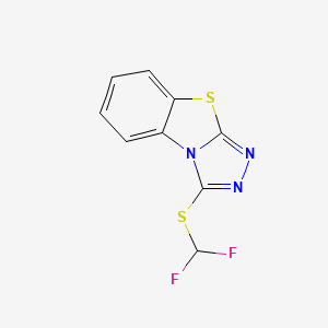 3-[(Difluoromethyl)sulfanyl][1,2,4]triazolo[3,4-b][1,3]benzothiazole