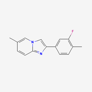 2-(3-Fluoro-4-methylphenyl)-6-methylimidazo[1,2-a]pyridine