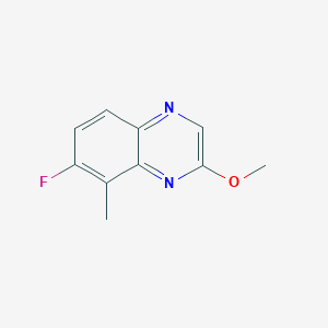 molecular formula C10H9FN2O B1509879 7-Fluoro-2-methoxy-8-methylquinoxaline CAS No. 952587-08-5