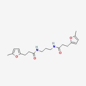 3-(5-methylfuran-2-yl)-N-{3-[3-(5-methylfuran-2-yl)propanamido]propyl}propanamide