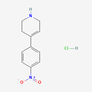 4-(4-Nitrophenyl)-1,2,3,6-tetrahydropyridine hydrochloride